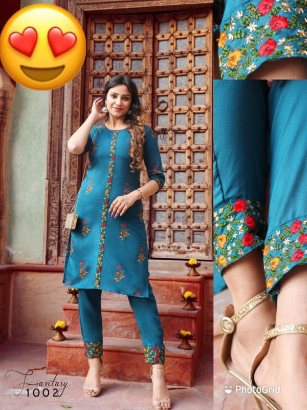 Pant Designed Kurti Sets - Hamro Fashion